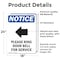 Signmission Please Ring Door Bell Sign With Symbol, 18 in W x Rectangle, Vinyl Decal OS-2PACK-NS-D-1824-V-17582 - alternate 2